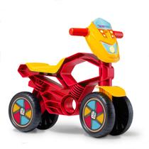 Bicicleta de Equilíbrio 4 Rodas sem Pedal Totokross Vermelha - Cardoso Toys
