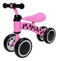 Bicicleta De Equilíbrio Andador Infantil Bike Sem Pedal Cor Rosa
