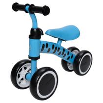 Bicicleta de Equilíbrio Azul Para Bebês Andador 4 Rodas Zippy Toys