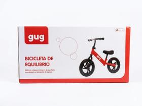 Bicicleta de equilibrio balance sem pedal vermelha - gug