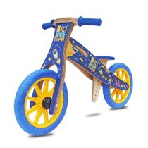 Bicicleta de Equilíbrio Biciquetinha Astronauta Azul
