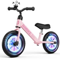 Bicicleta de equilíbrio Bobike para criança pequena com assento e guidão ajustáveis Bicicleta de equilíbrio Bobike para criança pequena com assento e guidão ajustáveis