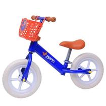 Bicicleta de Equilíbrio Cestinha Aro 12 Azul Zippy BE23315