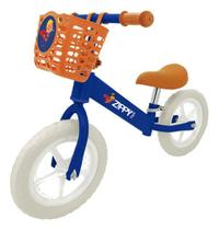 Bicicleta De Equilíbrio Com Cestinha Zippy Aro 12 Bicicleta De Equilíbrio Com Cestinha Zippy Aro 12