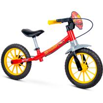 Bicicleta de Equilíbrio Infantil Aro 12 Carros Freio a Tambor Pneus E.V.A Nathor
