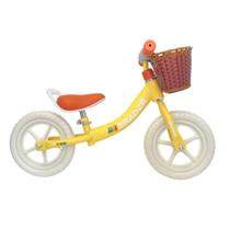 Bicicleta de Equilíbrio Infantil Aro 12' Sem Pedal Com Cestinha - Z-Rader Kids