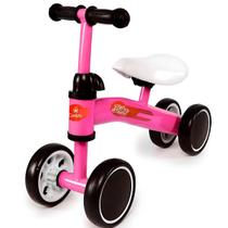 Bicicleta De Equilíbrio Infantil Até 20Kg Rosa - Castela