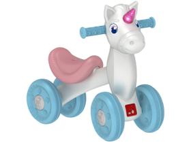 Bicicleta de Equilíbrio Infantil Bandeirante Unicórnio Branca