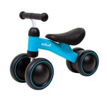 Bicicleta de Equilíbrio Infantil Buba 4 Rodas Azul Rosa Sem Pedal para Bebê