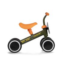 Bicicleta De Equilíbrio Infantil S/ Pedal Kit Kat 4 Rodas VO