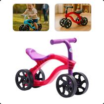 Bicicleta de Equilíbrio Infantil Sem Pedal 4 Rodas Brinquedo Estável Andador Para Bebê Criança 1 Ano