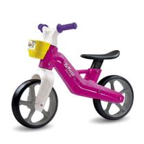 Bicicleta de Equilíbrio Infantil sem Pedal Rosa