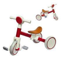 Bicicleta de equilibrio infantil triciclo 2 em 1 vermelho - importway