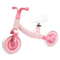 Bicicleta De Equilíbrio Infantil Vintage Rosa Para Primeiros Passos Com Assento Regulável