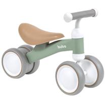 Bicicleta de Equilíbrio Para Bebês Verde 4 RodasBuba