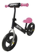 Bicicleta de Equilíbrio Rosa Aro 12 Plástico e Aço Carbono