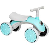 Bicicleta de Equilíbrio Scooter Infantil Bebe Criança 4 Rodas Com Som e Luz Apoio Andador Buba