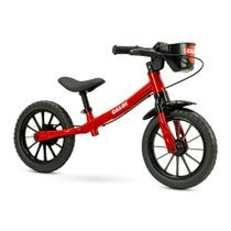 Bicicleta De Equilibrio Sem Pedal Infantil Balance Nathor Bike Caloi Criança Aro 12 Com Capacidade 21kg