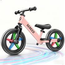Bicicleta de Equilíbrio SEREED para Crianças Sem Pedal Ajustável Rosa Bicicleta de Equilíbrio SEREED para Crianças Sem Pedal Ajustável Rosa