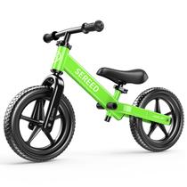 Bicicleta de Equilibrio SEREED Sin Pedales Ajustable para Niños de 2 a 5 Años Verde