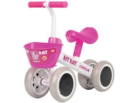 Bicicleta de Equilíbrio TK3 Track Kit Kat Branca e Pink