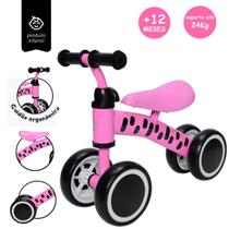 Bicicleta De Equilíbrio Treino Andador Infantil Bike Rosa