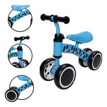 Bicicleta De Equilibro Sem Pedal Andador Infantil Para Bebê Cor Azul