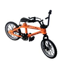 Bicicleta de Metal Fundido Tiosen 1/18 Escala Laranja Decoração Bicicleta de Metal Fundido Tiosen 1/18 Escala Laranja Decoração