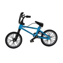 Bicicleta de montanha azul Finger Bike modelo Mini Alloy com corda de freio