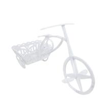Bicicleta Decorativa de Jardim Área Externa com Floreira em Alumínio Fundido