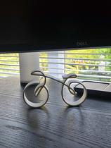 Bicicleta Decorativa Minimalista Cor:Preto