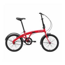 Bicicleta Dobrável Durban Eco Aro 20 N720110VM Quadro de Aço - Vermelho