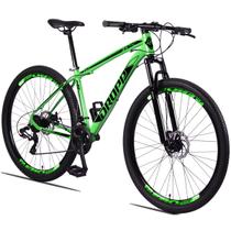 Bicicleta Dropp X Aro 29 Câmbios Shimano 21 Marchas Freio a Disco Mecânico com Suspensão