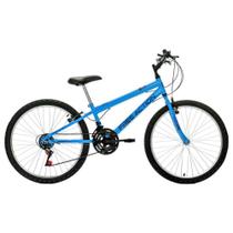 Bicicleta Eden Mountain Bike Aro 24 Quadro Aço 18 Marchas Azul Capri Free Action Bicicleta Eden Mountain Bike Aro 24 Quadro Aço 18 Marchas Azul Capri Free Action