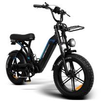 Bicicleta Elétrica 20 GTS M1 Freio a Disco 7V Suspensão E-Bike Q8 750w 20Ah