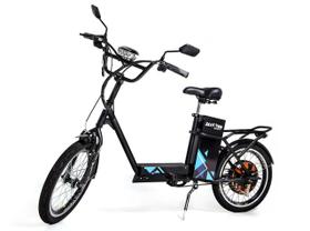 Bicicleta Elétrica Aro 20 Fit Smart Brasil 500w Preto Fosco