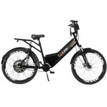 Bicicleta Elétrica com Bateria de Lítio 48V 13Ah Confort FULL Preta - Duos