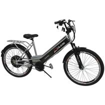 Bicicleta Elétrica Confort 800W 48V 15Ah Prata - Duos