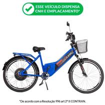 Bicicleta Elétrica - Confort - 800w - Azul - Duos Bikes