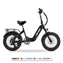 Bicicleta Elétrica Dobrável Two Dogs Bigfoot T2 750w Lítio 48v c/ Alarme