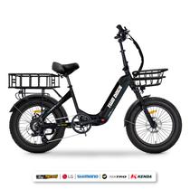 Bicicleta Elétrica Dobrável Two Dogs Bigfoot T2 CARGO 750w Lítio 48v c/ Alarme