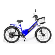 Bicicleta Elétrica - New Confort Full 800w Lithium - Azul - Duos Bikes Bicicleta Elétrica - New Confort Full 800w Lithium - Azul - Duos Bikes