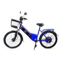 Bicicleta Elétrica - New Street 800w Lithium - Azul - Plug and Move