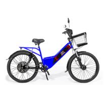 Bicicleta Elétrica - New Street Plus 800w Lithium - Azul - Plug and Move