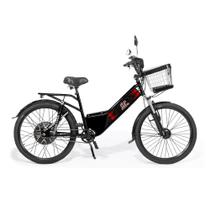 Bicicleta Elétrica - New Street Plus 800w Lithium - Preta - Plug and Move