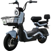 Bicicleta Elétrica Scooter Autopropelida Freio a Disco 650W 48V MD-20 Azul Midori