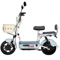 Bicicleta Elétrica Scooter com Alarme 500W 48V Bee Azul Duos