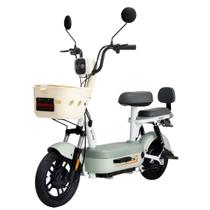 Bicicleta Elétrica Scooter com Alarme 500W 48V Bee Verde Duos