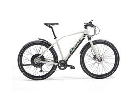 Bicicleta elétrica Sense Impulse cinza e verde