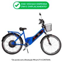 Bicicleta Elétrica - Street PAM - 800w Lithium - Azul - Plug and Move
